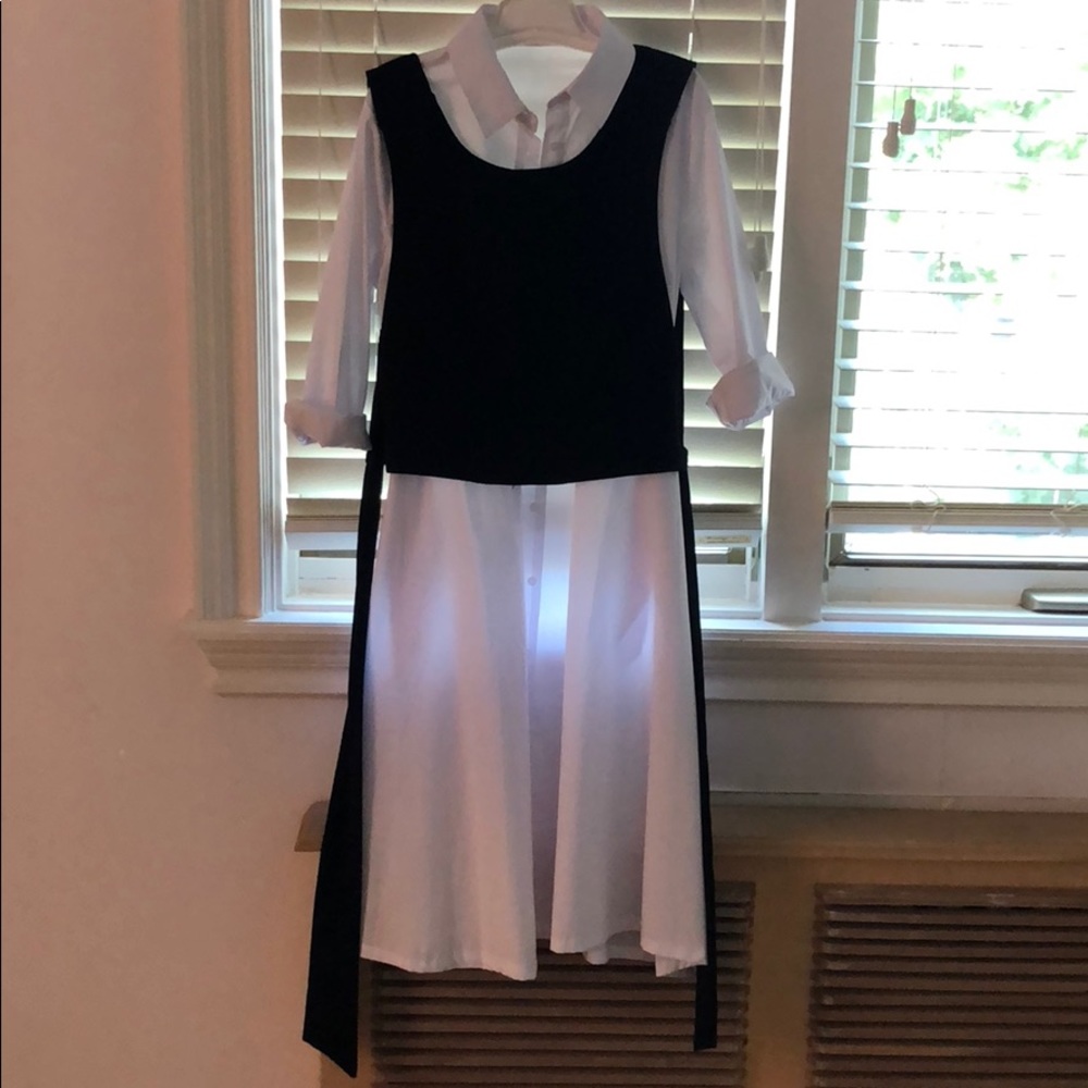 Black and white dress